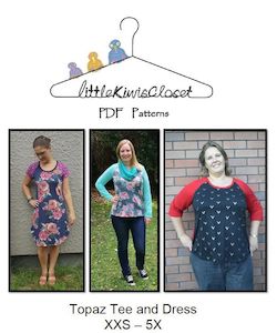 Little Kiwis Closet: Women's Topaz Tee and Dress- XXS - 5X - Little Kiwis Closet