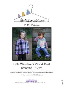 Little Wanderes Vest and Coat-6m -12Yrs - Little Kiwis Closet