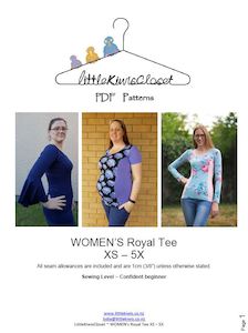 Women's Royal Tee- XS - 5X - Little Kiwis Closet