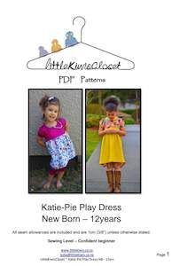 Little Kiwis Closet: Katie Pie Play Dress-NB -12Yrs - Little Kiwis Closet