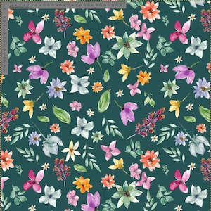 Cottage Garden Collection 1: Cottage Dream Dark Green - Garden Cottage Collection- Custom Pre Order