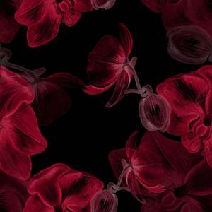 Moody Red Floral   - Custom Pre-order