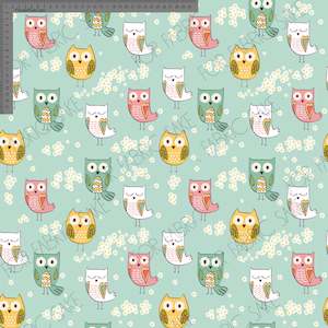 Animal Designs: Owl on mint- Custom Pre-order