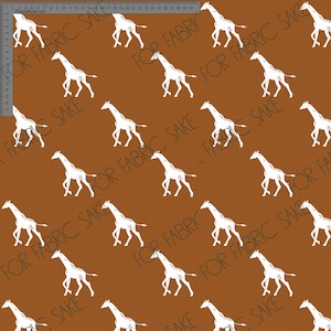 Animal Designs: Rust Giraffe - Custom Pre-order