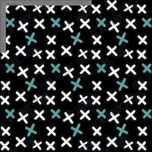 Teal Crosses  - Custom Pre-order