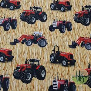 Transport Designs: Red Tractors- Custom Pre-order