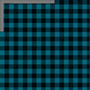 Xmas Designs: Teal Plaid - Custom Pre-order