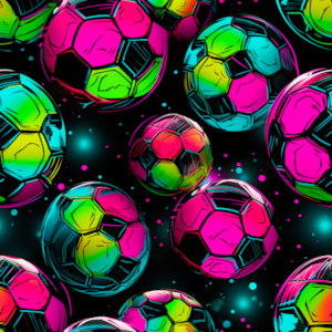 Neon Soccer Balls - Custom Pre-order