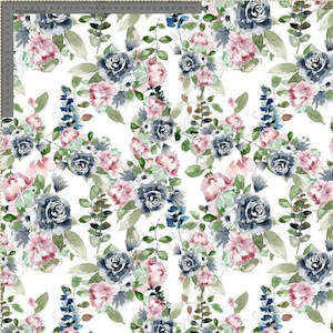 Indigo Garden Bouquet White- Indigo Flow Collection - Custom Pre Order