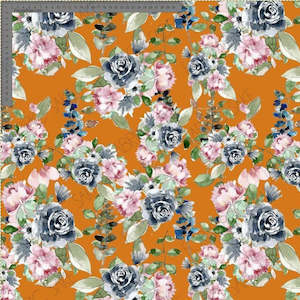 Flossiphy: Indigo Garden Bouquet Marigold- Indigo Flow Collection - Custom Pre Order