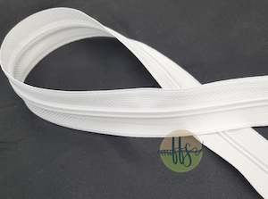 Zipper Tape- White