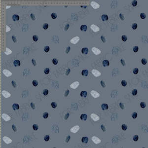 Indigo Dots Storm- Indigo Flow Collection - Custom Pre Order