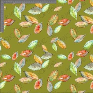 Autumnal Leaves- Olive - Custom Pre Order