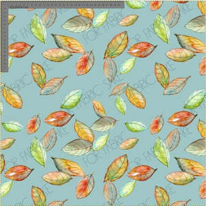 Autumnal Leaves- Blueish - Custom Pre Order