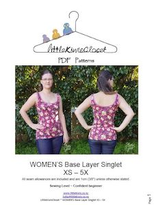 Women's Base layer- XS - 5X - Little Kiwis Closet