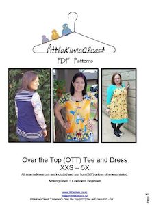 Adults Lkc: Women's OTT Tee and Dress- XXS - 5X - Little Kiwis Closet