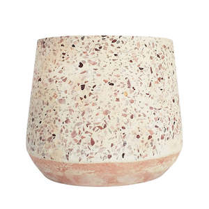 Planter Terrazzo Pink Medium