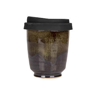 Westcoast Stoneware: Takeaway Cup Deep Sea Green 12oz