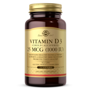 Solgar Vitamin D3 (250 Softgels)