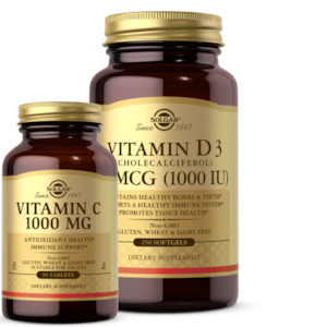 Solgar Vitamin C + D3 Immunity Pack