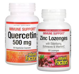 Natural Factors Quercetin + Zinc Lozenges