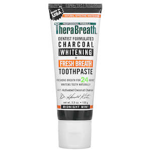 Therabreath Charcoal Whitening Toothpaste