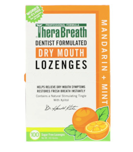 Therabreath Dry Mouth Lozenges (Mandarin Mint)