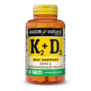 Mason Natural Vitamin K2 + D3 (100 Tablets)