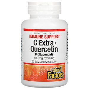 Natural Factors C Extra + Quercetin (60 Capsules)