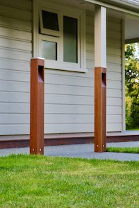 Bollard Exterior Hardwood Light - Form 53