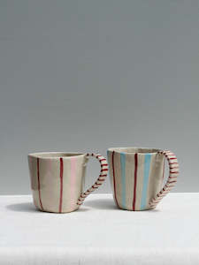 Sale New: Pair of Striped Cups