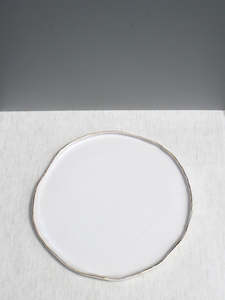 Golden: SECOND 50 % off  - Organic Gold Rimmed Plate