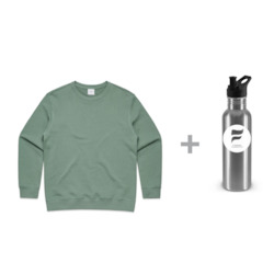 Sage Crew + Steel Drink Bottle Bundle | Free Shipping