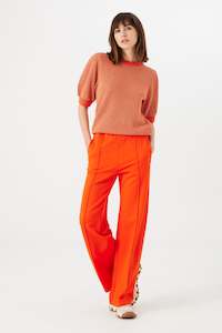 Garcia Orange Straight Leg Trousers