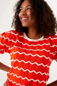 Garcia Zig Zag  Knit Top