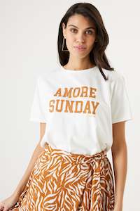 Garcia Amore Print T Shirt