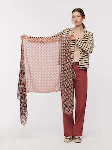 Clothing: Nice Things Paloma Poly Recycled Bambu Scarf Mid Grey