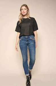 Clothing: Mos Mosh Bradford Glam Jeans Blue