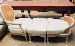 Sofas Chaise: Antique French Chaise-Duchesse Buse`