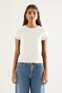 Outland - Ebony Baby Tee - Cream