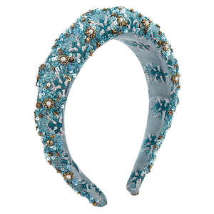 Deepa Gurnani Teal Headband