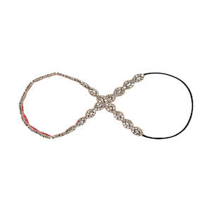 Deepa Gurnani Crystal Flower Headband