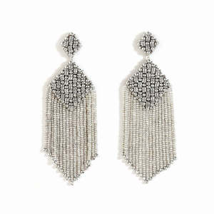 Deepa Gurnani Fringe Earrings