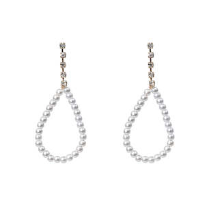 Jewelled Tear Drop Earrings