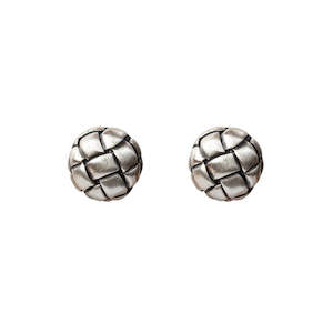 Thatched Stud Earrings