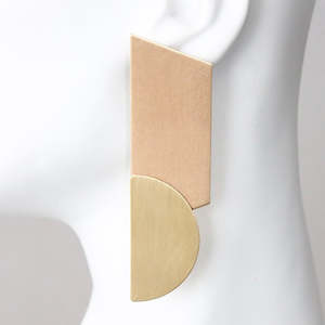 David Aubrey Minimalist Statement Earrings