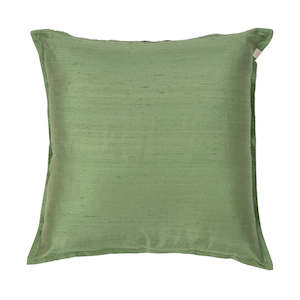 Silk Cushion Cover in Clover