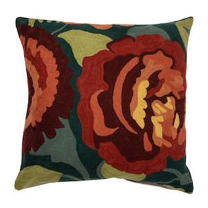 Floral Cushion Cover in Rata