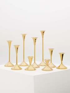 Brass | Set of Nine Candlesticks