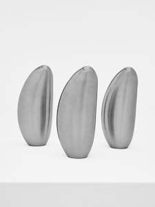 Furniture: Matte Silver | Puddle Candleholder Set